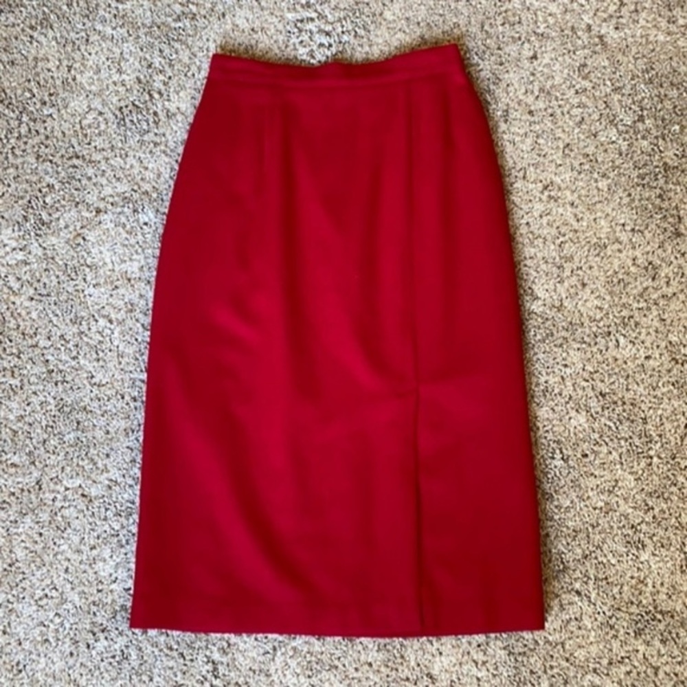 Sag Harbor • Wool Vintage A-Line Skirt